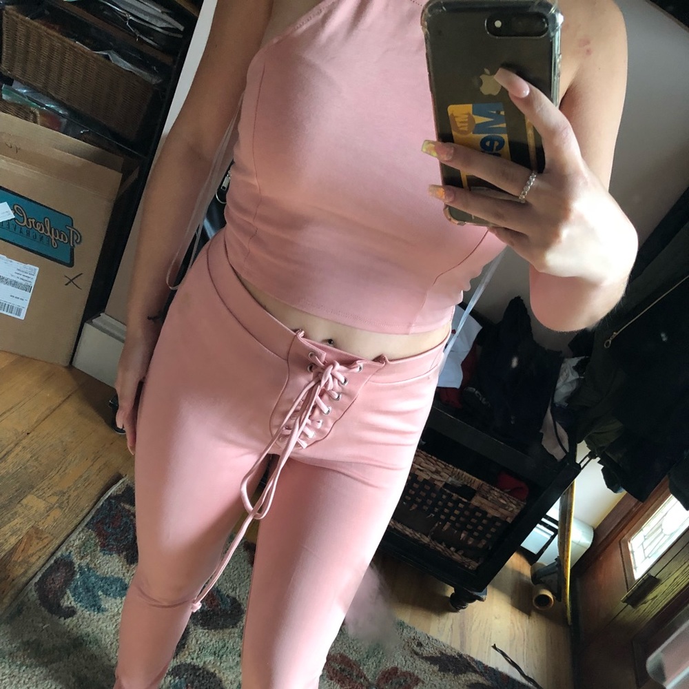 Cute pink two piece set!